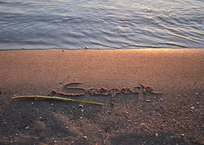 In A Lakeside Park In With A Balcony Apartamento